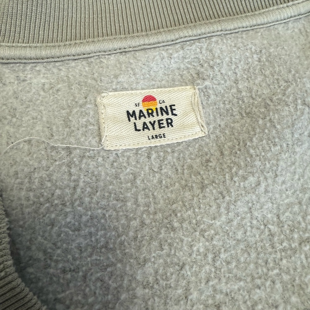 Marine Layer Light Green Women's Cardigan - Picture 9 of 10
